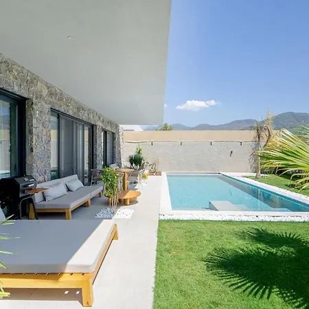 Viohouses 6- Luxury Private Korunakli Oezel Havuzlu * フェティエ